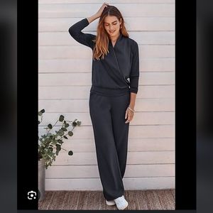 J Jill Sueded knit pull on pants india ink 2X